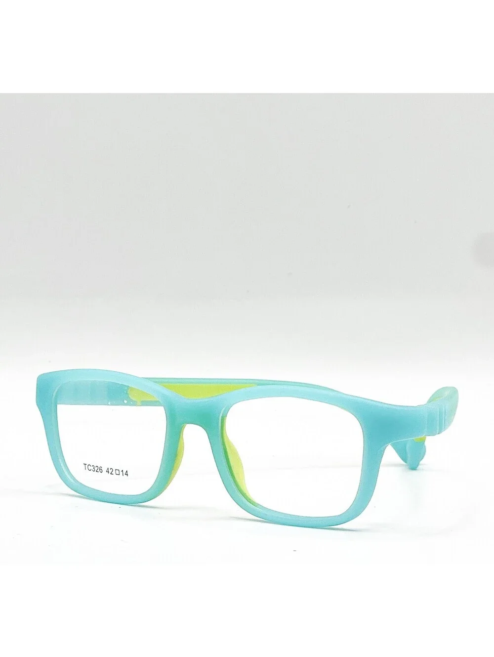 Tc 326 Teal Yellow C7 Authentic Eyeglasses 42-14-110